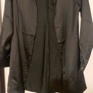 Windsor Store Dressy Black Button Down